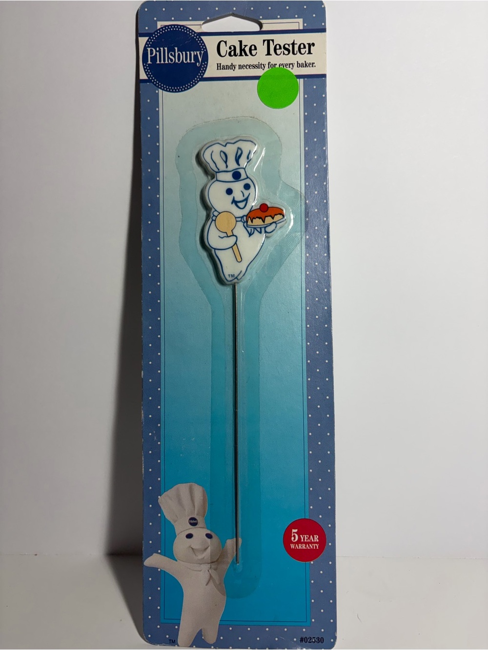 Pillsbury White & Blue Doughboy Cake Tester